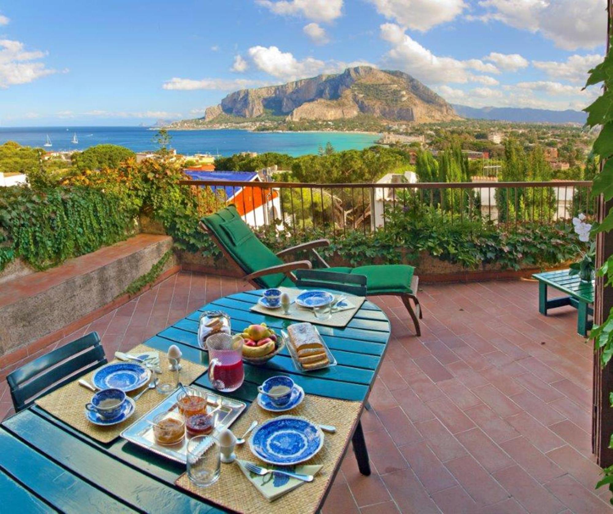 Il Glicine Sul Golfo Bed & Breakfast Mondello Ngoại thất bức ảnh