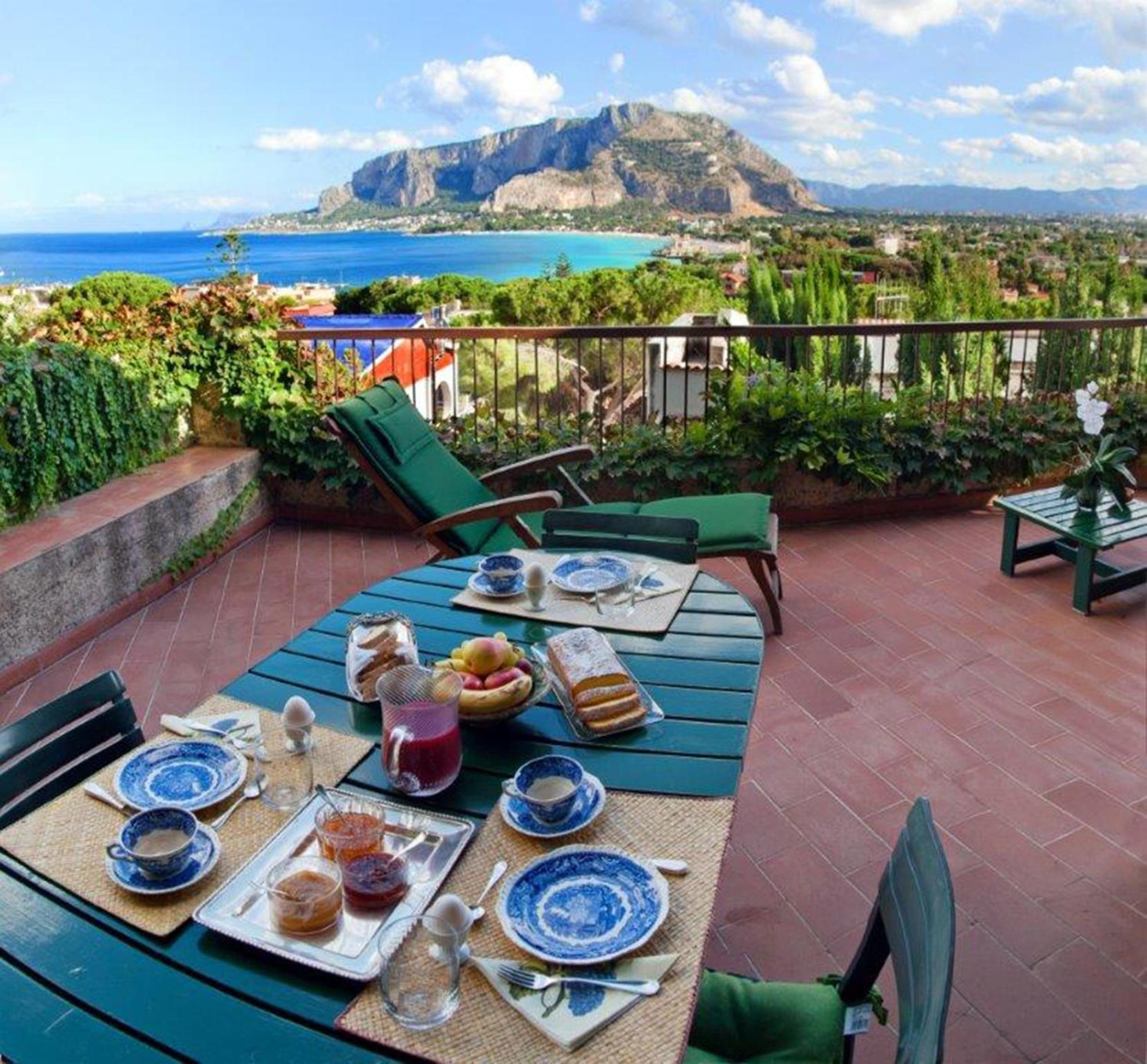 Il Glicine Sul Golfo Bed & Breakfast Mondello Ngoại thất bức ảnh